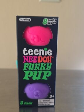 NWT Teenie Needoh Funky Pup 3-Pack